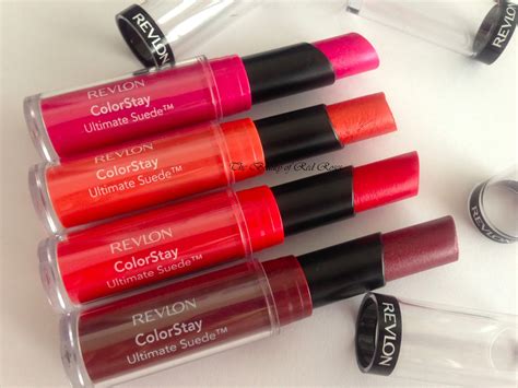 The Beauty of Red Roses: NEW Revlon ColorStay Ultimate Suede Lipsticks