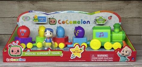 NEW Cocomelon Musical Alphabet Train with Spinning Wagons- Plays ABC ...