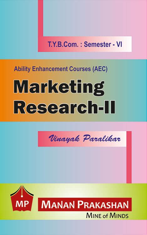 Marketing Research – II – TYBCOM Semester VI