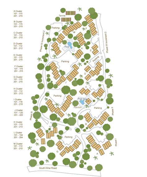 Maui Kamaole - Floor Plans - Kihei Maui