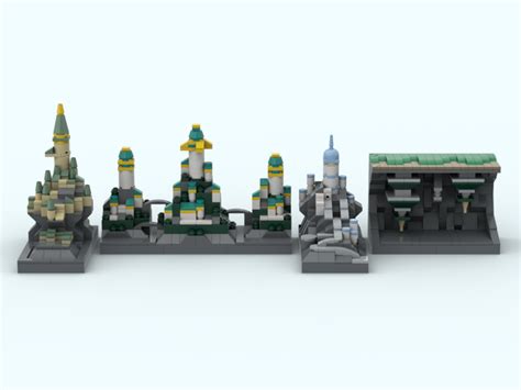 LEGO MOC Avatar - All Four Air Temples by CaptainAlfredos | Rebrickable ...