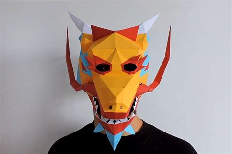 Printable 3d Dragon Head Template | ubicaciondepersonas.cdmx.gob.mx