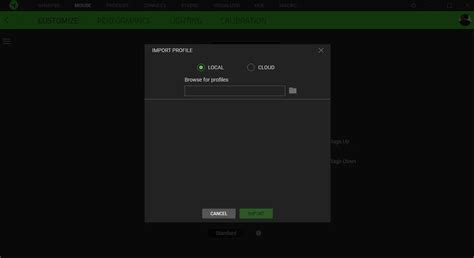 How to export and import profiles and configurations in Razer Synapse 3