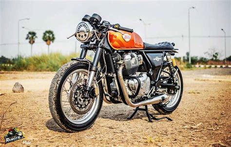 Royal Enfield Interceptor 650 Modified Into Cafe Racer With USD Forks