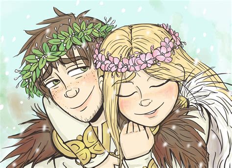 HTTYD_24 and art stuff — Hiccstrid wedding day