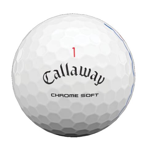 Callaway Chrome Soft Triple Track Balls White | Irish Golf Store