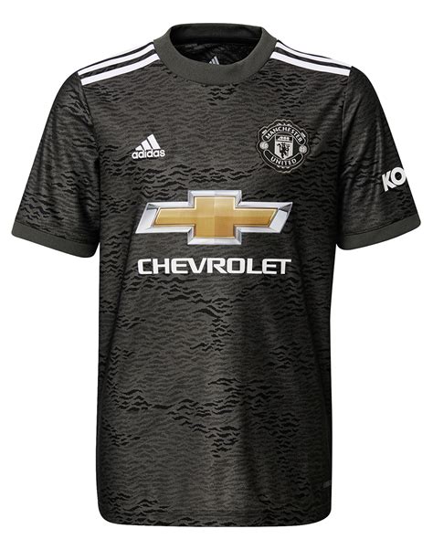 adidas Kids Man Utd 20/21 Away Jersey - Green | Life Style Sports IE