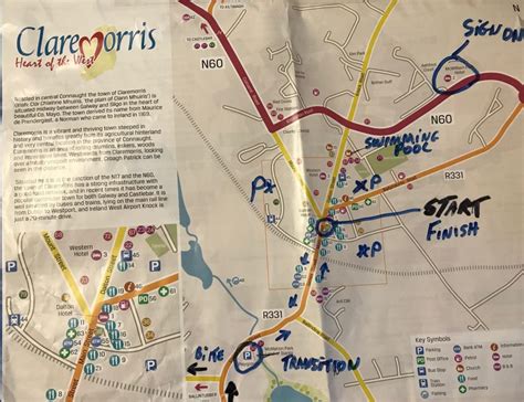 Claremorris town map - RaceFace