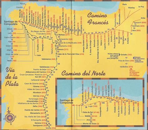 Camino de Santiago Maps Download Camino Frances Map