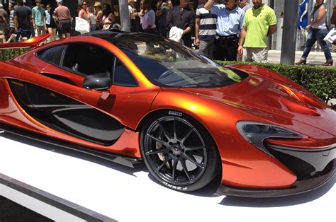 Volcano Orange McLaren P1 Shines in the Beverly Hills Sun