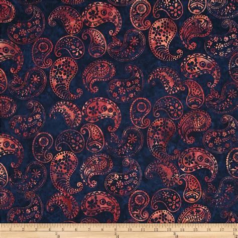 Bali Batiks Handpaints Paisley Moonstruck | Bali batik, Paisley, Batik