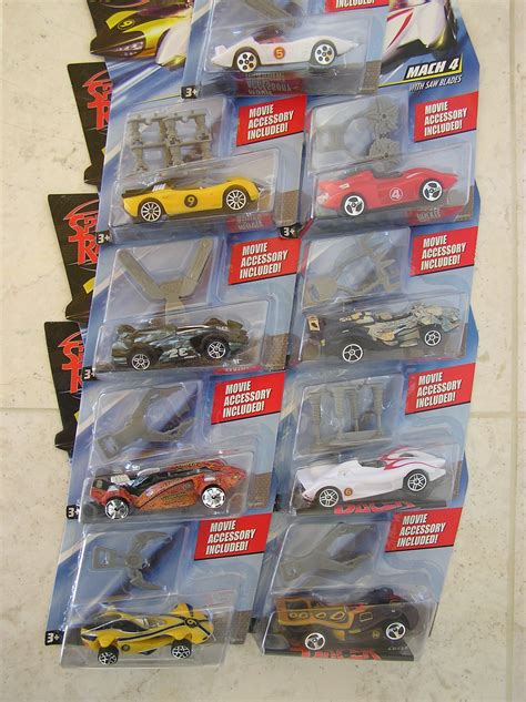 Buy Speed Racer diecast 9 car pack. Cars include Mach 5, Racer X Street Car, Mach 4, Gray Ghost ...