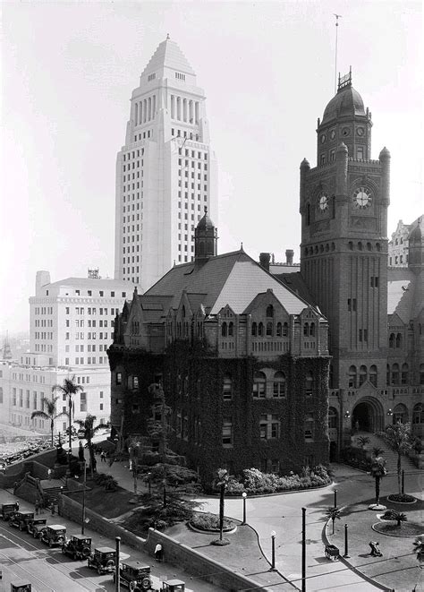 Los Angeles' City Hall and County Courthouse