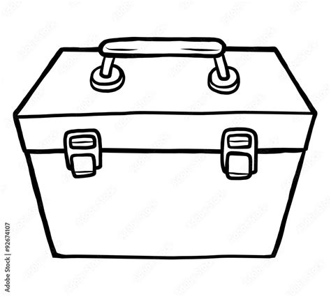 Tool Box Clipart Black And White