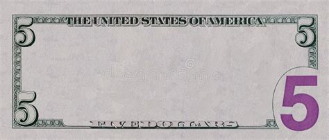 5 Dollar Bill Template Stock Photos - Free & Royalty-Free Stock Photos ...