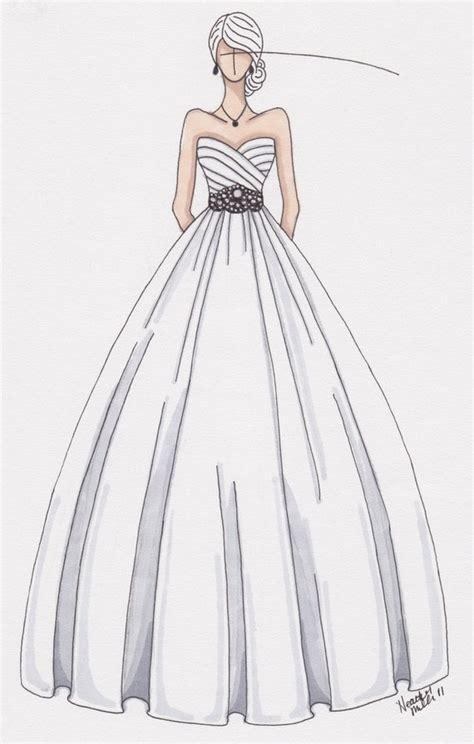 Drawing Wedding Dress in 2023 The ultimate guide | weddingtea4