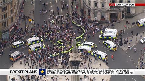 Protesters shut down central London sites as thousands across UK tell ...