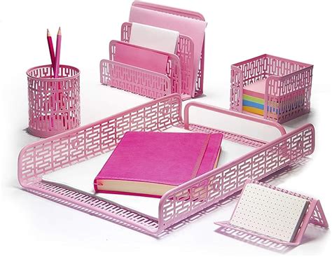 Top 9 Pink Office Desk Accessories Set - 4U Life