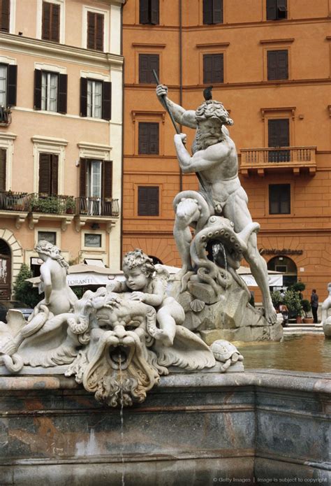 Fountain of Neptune, Rome, Italy | Italy, Rome, Fountains