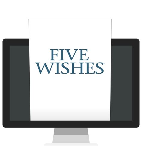 Free Printable 5 Wishes Form Web Birthdate Five Wishes Here Are Many Things In Life That Are Out ...