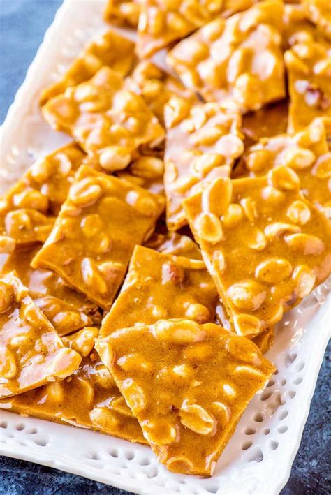 Microwave Peanut Brittle - Homemade Hooplah