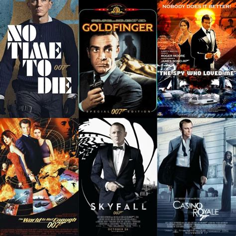 5 Best James Bond Movies over the years! | James bond movies, Best ...