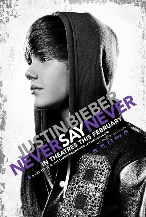 Justin Bieber: Never Say Never (#1 of 4): Extra Large Movie Poster ...