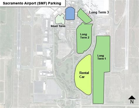 Sacramento Airport Parking | SMF Airport Long Term Parking Rates & Map