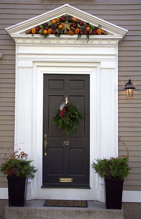 Pin by NIkki Bell on doors and windows | Exterior door trim, Colonial exterior, Colonial front door