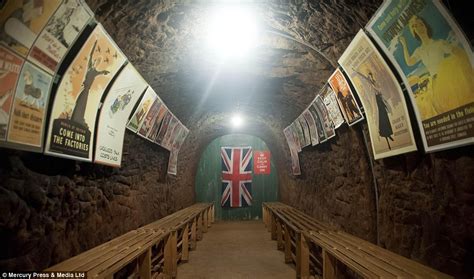 See inside the secret tunnels of Britain's biggest air raid shelter ...