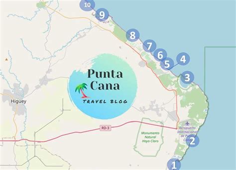 Punta cana travel, Punta cana map, Punta cana