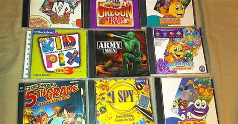 Just found some of my first PC games from the '90s. So many fun ...