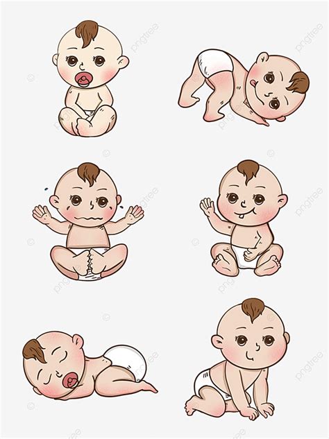 Bahan Kartun Bayi Kartun Lucu, Kartun Bayi, Bayi, Anak PNG Transparan Clipart dan File PSD untuk ...