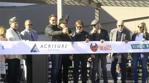 Acrisure Arena officially opens its doors with a ribbon-cutting ceremony - KESQ