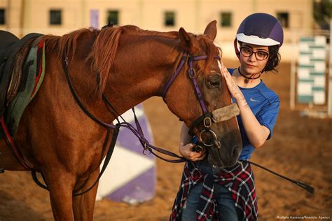 Horse power: Riding helps disabled Gazan teen build confidence – Middle ...