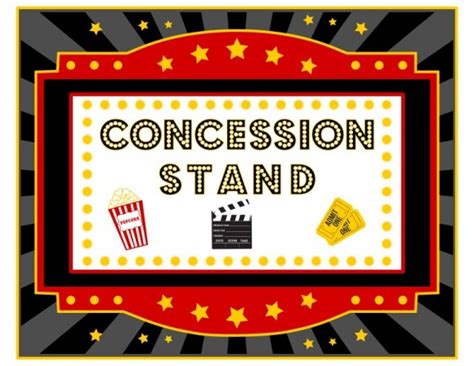 Movie night movie concessions clipart - WikiClipArt