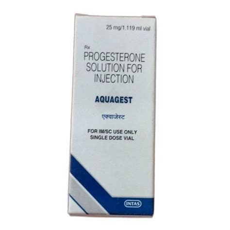 25mg Progesterone Solution Injection, Packaging Size: 119ml, Dose: As Directed By The Physician ...