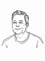 Elon Musk coloring Page sketch template