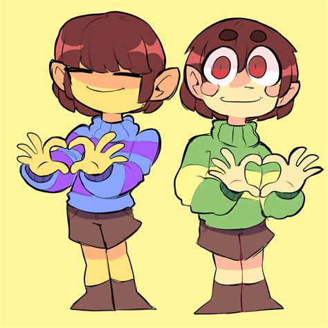 Chara and Frisk x] Poi (dead) - Illustrations ART street