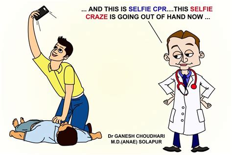 Selfie by Doctor during CPR