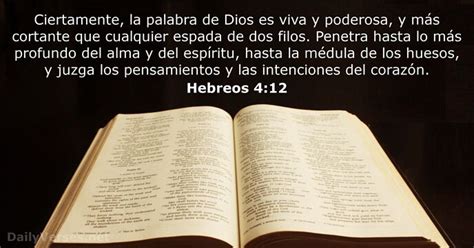 Hebreos 4:12 - Versículo de la Biblia - DailyVerses.net