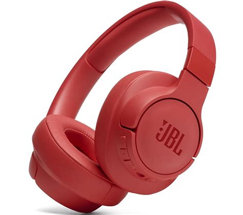 JBL Tune 750BTNC Wireless Bluetooth Noise-Cancelling Headphones - Red ...