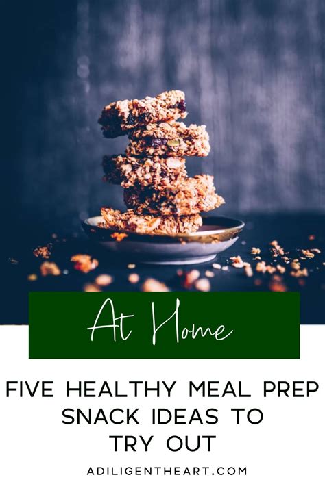 Five Healthy Meal Prep Snack Ideas to Try Out