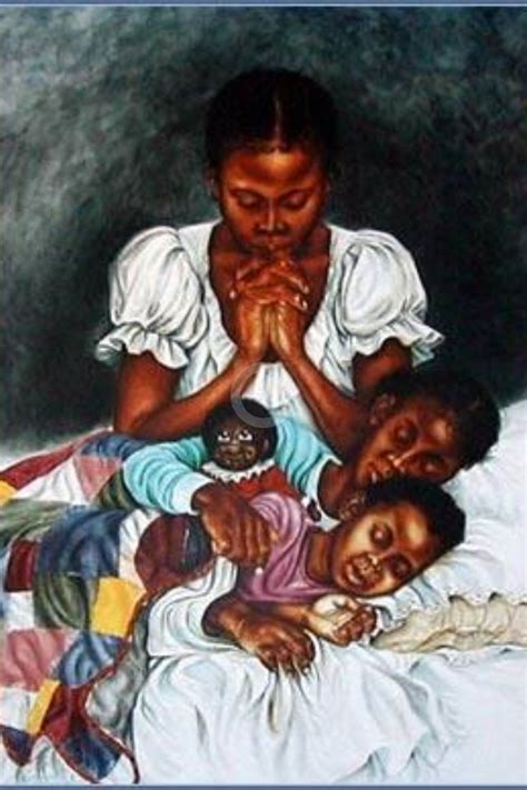 african american mother praying clipart - Clipground