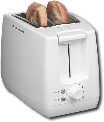 Best Buy: KitchenAid 2-Slice Wide-Slot Toaster White KTT340WH