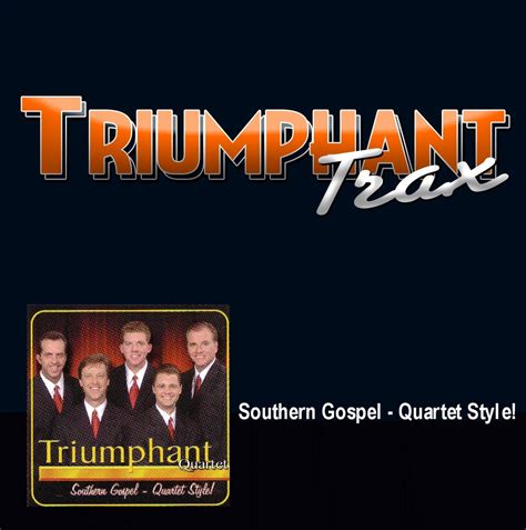 ACCOMPANIMENT TRACKS - Southern Gospel - Quartet Style! | Triumphant ...