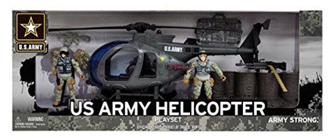 United States Army Helicopter Playset with 2 Soldiers Action Figure ...