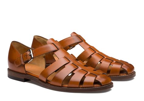 Men's Nevada Leather Sandal Brown | Church's