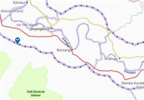 MICHELIN Bansang map - ViaMichelin