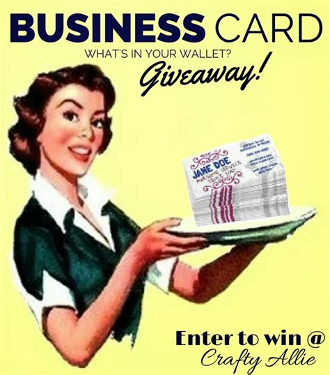 Business Card Giveaway